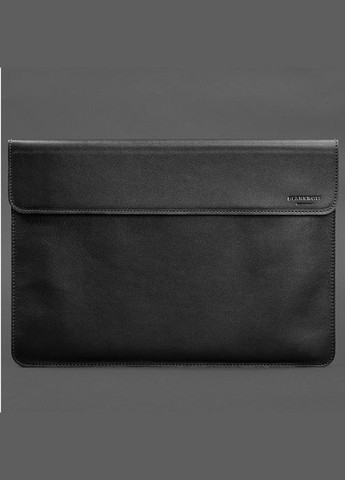 Шкіряний чохол-конверт на магнітах для MacBook 15 дюйм Чорний (A-027614) BlankNote (329742938)