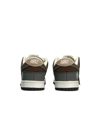 Кросівки жіночі Nike No Brand SB Dunk Low x Yuto Horigome Grey White Brown сірі демісезони (342324757)