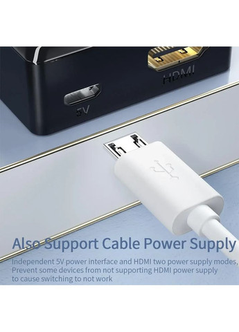 Спліттер Essager EQHH2-ZX01 двонаправлений HDMI розгалужувач перемикач No Brand (356775967)