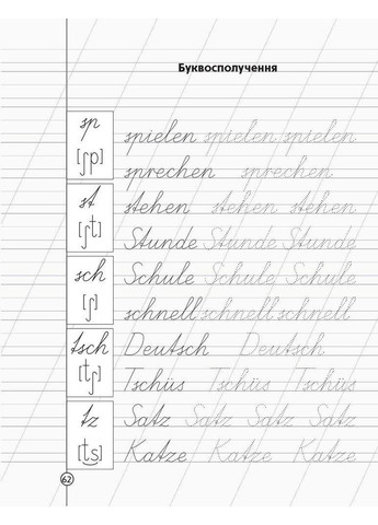 НУШ. Deutsch. Немецкий язык. Тетрадь-шаблон. 1-2 класса. Матвиенко Т.М. РАНОК (349839417)