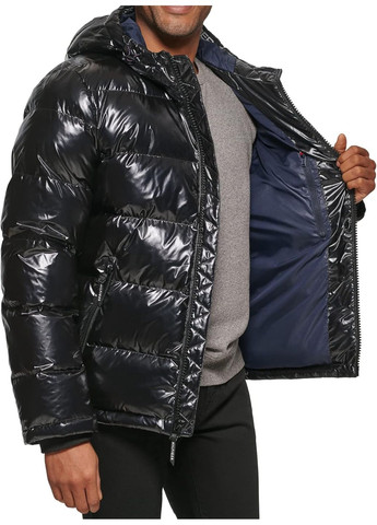 Чорний демісезонний Пуховик Tommy Hilfiger