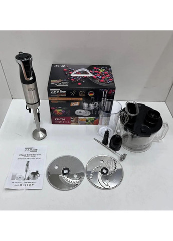 Багатофункціональний блендер 7в1 з потужністю 1500Вт ZP- Чорний Zepline 797 (371656967)