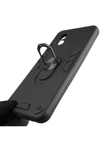 Чохол для телефона Y53S броньований з магнітним кільцем-тримачем на віво у53с чорний Vivo (366230095)