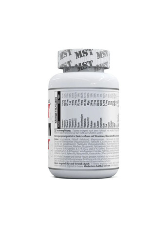 Вітамінно-мінеральний комплекс з альфа-ліпоєвою кислотою Vitamin Kick 120 таблеток MST (361349281)