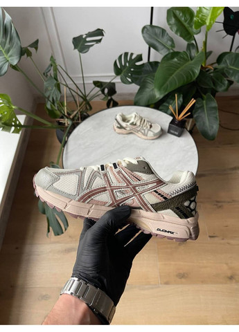 Кроссовки женские и мужские Asics Gel-kahana 8 Marathon Pastel | Асикс Гель Кахана 8 серо-зеленые No Brand серо-зелёные демисезоны (355339587)