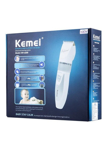 Машинка для стрижки волос Km-6688 универсальная Kemei (331639231)
