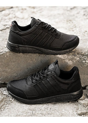 Черные демисезонные мужские демисезонные кроссовки черные текстильные Freedom