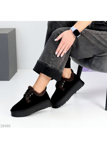 Замшевые Угги на шнуровке Helen (362562530)