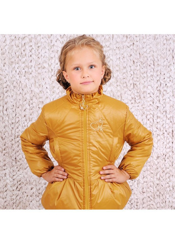Золота демісезонна куртка демісезонна для дівчат модний карапуз Trendy Tot 03-00458_000006620