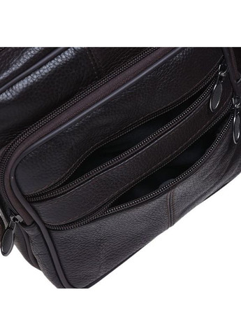 Сумка планшет через плечо мужская из натуральной кожи маленькая Коричневый 36911 Borsa Leather (353689926)