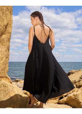 Чорна повсякденний сукні 14799 чорний ISSA PLUS