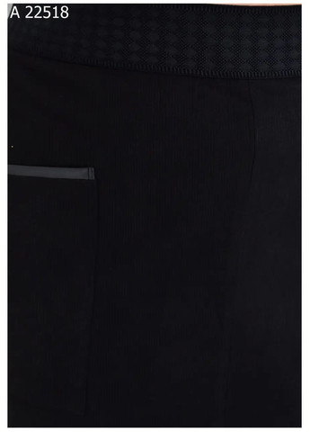 Черная повседневный однотонная юбка SK карандаш