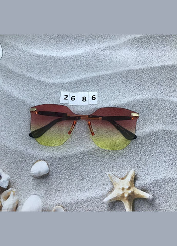 Стильні сонцезахисні окуляри без оправи No Brand (302370710)