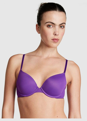 Фиолетовый демисезонный комплект (бюстгальтер + трусикихипстер) 75c/m Victoria's Secret