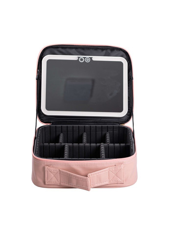 Косметичка-органайзер с LED-зеркалом 26х22х9 см, Yiwu (328602889)