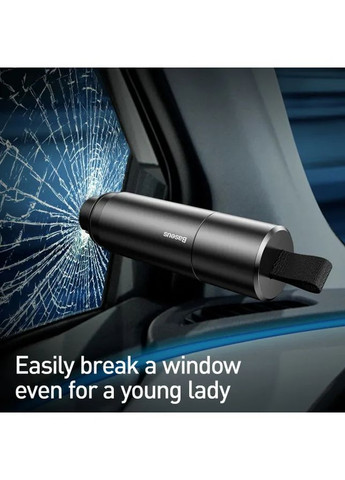 Спасательный молоток Sharp Tool Safety Hammer Dark gray (CRSFH-0G) Baseus (323108023)