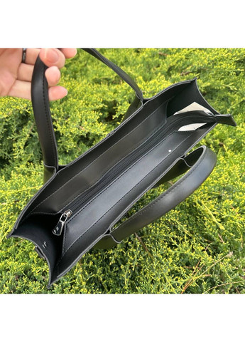 Женская сумка на плечо черная экокожа мягкая для повседневного использования классическая квадратная ProDobro (363258769)