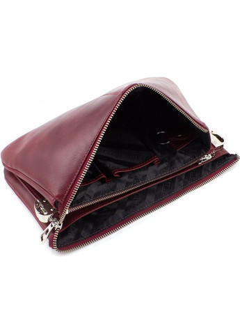 Женская кожаная сумочка-клатч 70566101 — Бордовая. Grande Pelle (339049300)