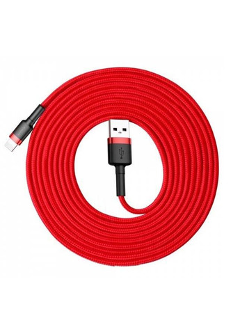 Кабель USB Cafule Lightning Cable 3M 2A Червоний (CALKLFR09) Baseus (279827293)