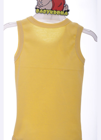 Боді майка інтерлок жовтий 80 см (42674) BABYKROHA (297199995)