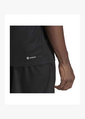 Черная футболка мужская base 3-stripes t-shirt black ib8150 adidas