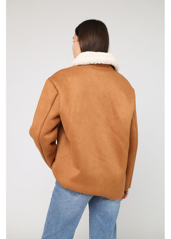 Коричнева зимня дублянка жіноча колір коричневий cb-00278623 Yuki