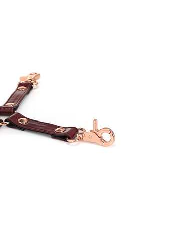 Кожаная крестовина Wine Red Hogtie Liebe Seele (397058165)