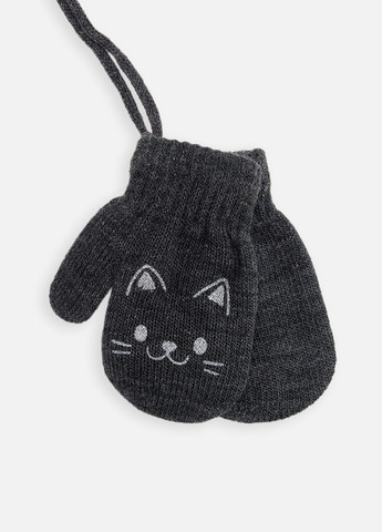 Перчатки для девочки цвет темно-серый ЦБ-00259940 Pak (306831532)