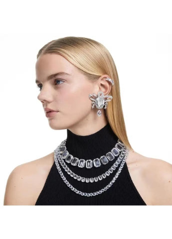 Кліпси кафи Matrix з кристалів 2шт в коробочці Swarovski (376153204)