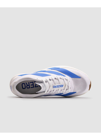 КРОССОВКИ ЖЕНСКИЕ ADIDAS ADIZERO EVO SL WHITE / BLUE FUSION АДИДАС АДИЗЕРО ЕВО No Brand белые демисезоны (367177984)