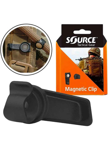 Магнитный зажим для питьевой трубки Magnetic clip. Black RZCOM17 Source (316533607)