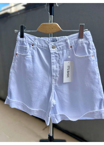 Шорты женские джинсовые ITS’BASIC 3325 талия на резинке с подворотом Its Basic (304548540)