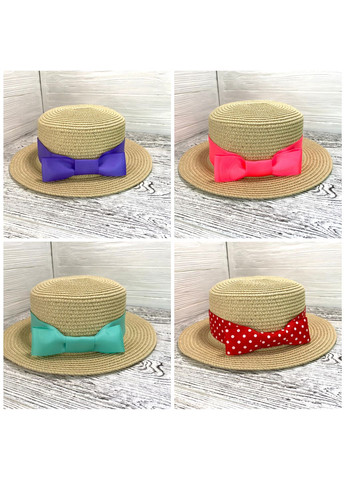 Набор цветных лент на шляпу канотье, комплект лент 4 штуки (56-57) No Brand (330618865)