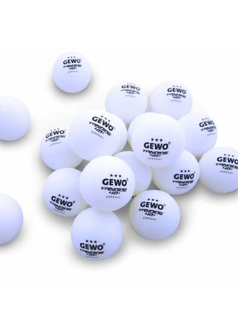 Мячики для настольного тенниса Trainingsball 40+ 24 шт GEWO (367596178)