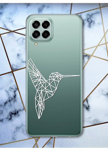 Прозрачный чехол на Samsung Galaxy M33 5G Колибри (принт 123) Creative (359488219)