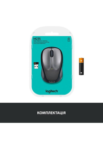 Мышь беспроводная M235 Grey (910-002201) Logitech (342330911)