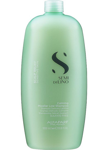 Успокаивающий мицеллярный шампунь Semi Di Lino Scalp Relief Calming Micellar Low Shampoo 250ml (849087-62955) Alfaparf (368636789)