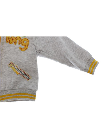 Костюм на флісі для хлопчика трикотажний Bowling жовтий 80 см (34133) BABYKROHA (297198184)