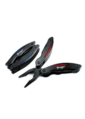 Мультитул Multi Tool G109 з плоскогубцями, 8 інструментами, чохол, чорний колір Ganzo (393803539)