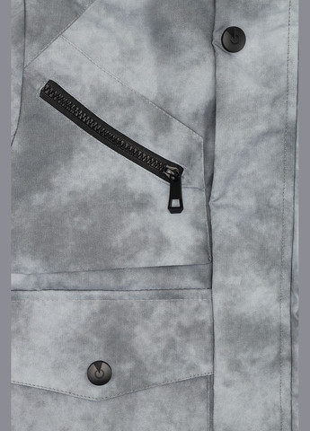 Серая демисезонная куртка для мальчика цвет серый cb-00269488 WHDY