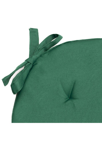 Подушка для стула и кресла Ø 30х3 см темно-зеленый No Brand (324829436)