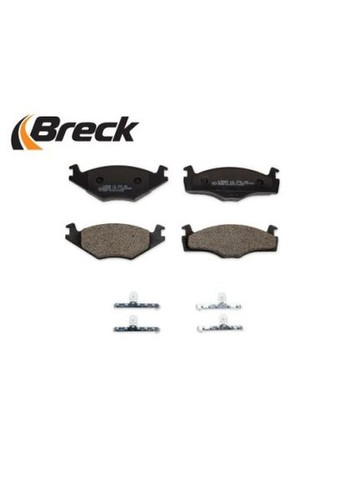 Колодки пер. гальмівні VW GOLF I/II/JETTA I/II -91/PASSA Breck (365453037)