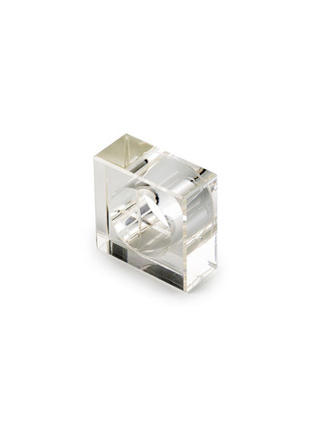 Кільце для серветок прозорий Квадрат полікарбонатне сервірувальне кільце для ресторанів і дому REMY-DECOR (293152690)