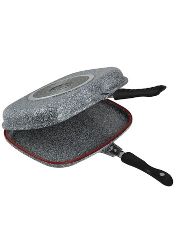 Сковорода-гриль двойная KM-100516 32х7.5 см серая Ofenbach (364105342)