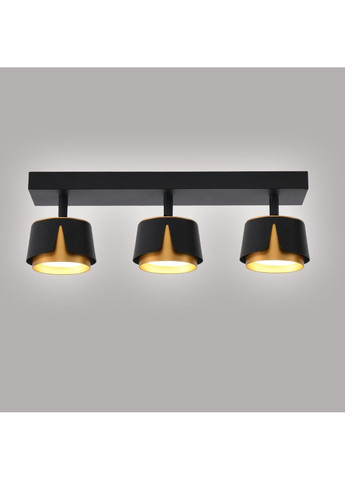 Светильник TELA 3R DL 400x100x135 мм Черно-золотой для лампы GX53 ESLLSE (323652057)