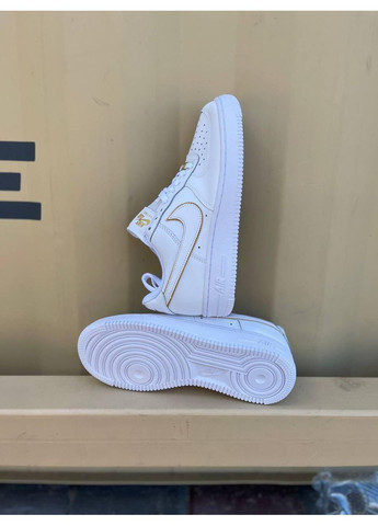 Білі Осінні кросівки чоловічі nike air force 1 white 5 найк аір форс 1 преміум No Brand