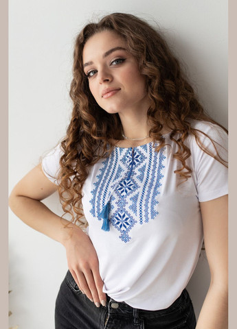 Вышитая женская футболка "Гуцулка" MEREZHKA (288644984)