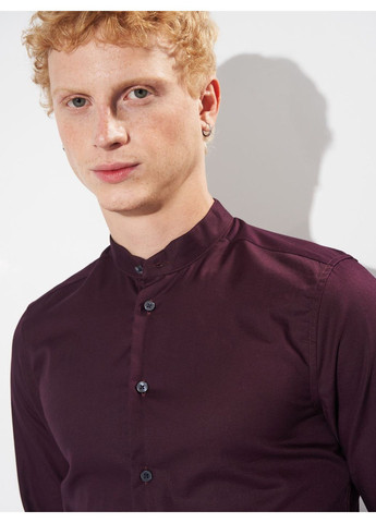 Бордовая рубашка H&M