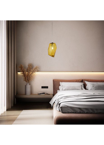 Стеклянный подвес с янтарным плафоном (916-03-1 AMBER) No Brand (370071903)