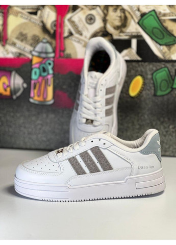 КРОСІВКИ ЖІНОЧІ ADIDAS DASS-LER WHITE / GREY АДІДАС No Brand сірі демісезони (368861687)